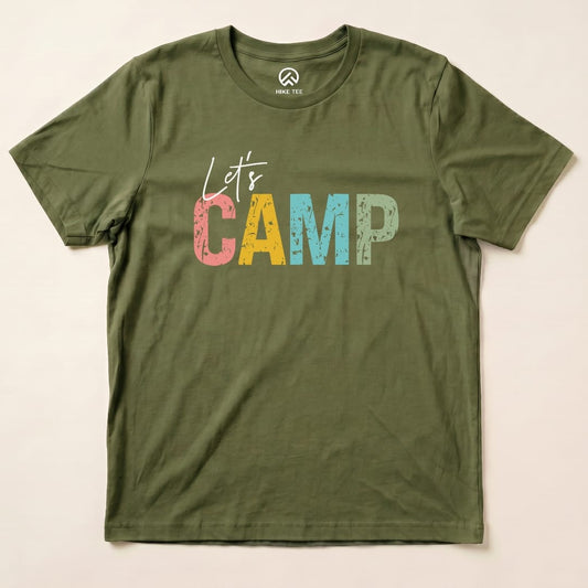 Hike Tee T-Shirt Military Green / S Let's Camp Shirt