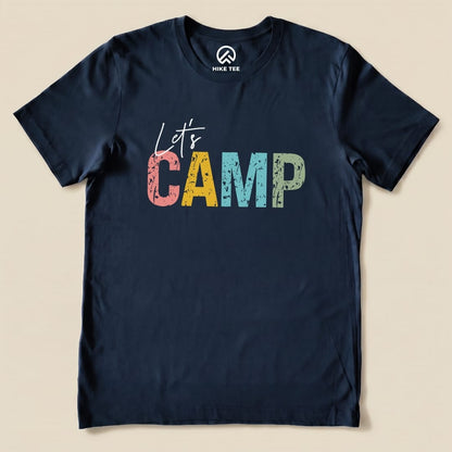 Hike Tee T-Shirt Navy / S Let's Camp Shirt