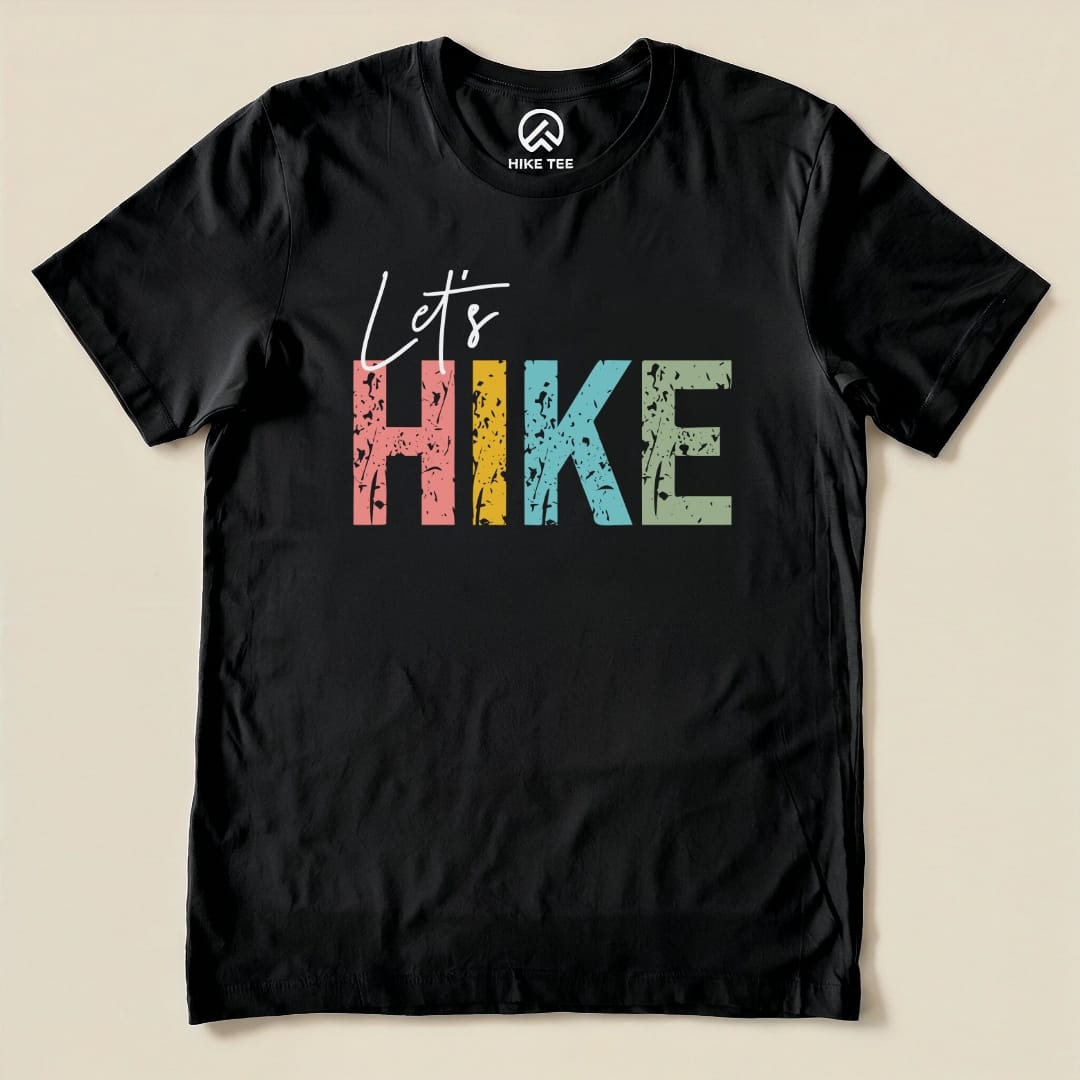 Hike Tee T-Shirt Black / S Let's Hike Shirt