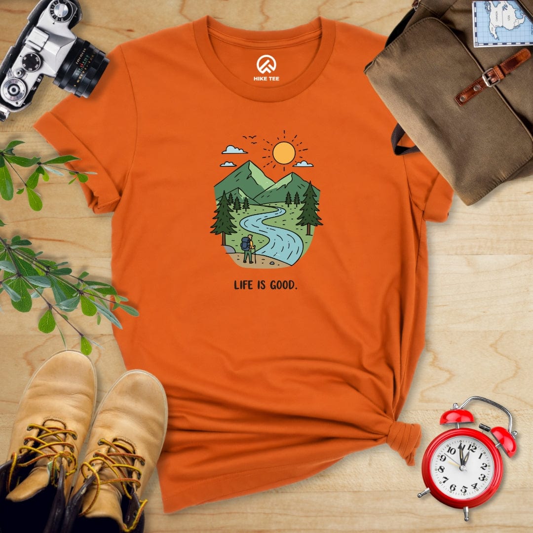 Hike Tee T-Shirt Autumn / S Life Is Good Hiking Shirt