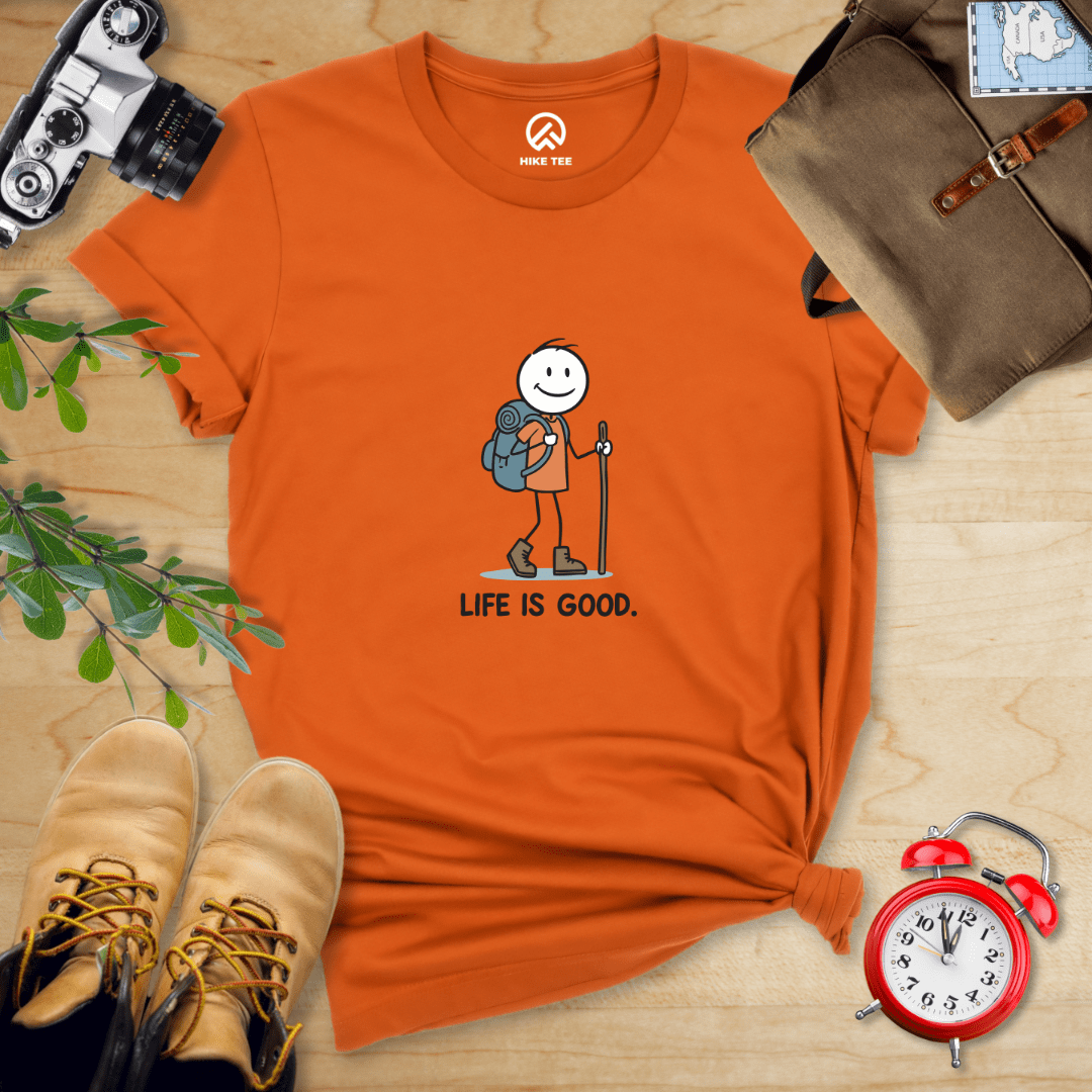 Hike Tee T-Shirt Autumn / S Life is Good Shirt