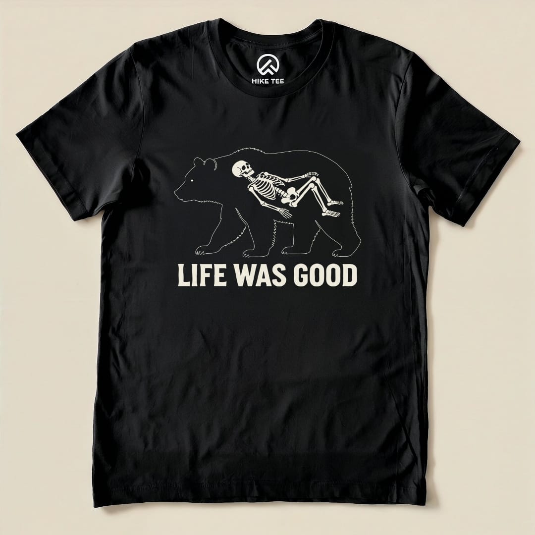 Printify T-Shirt Black / S Life Was Good Shirt