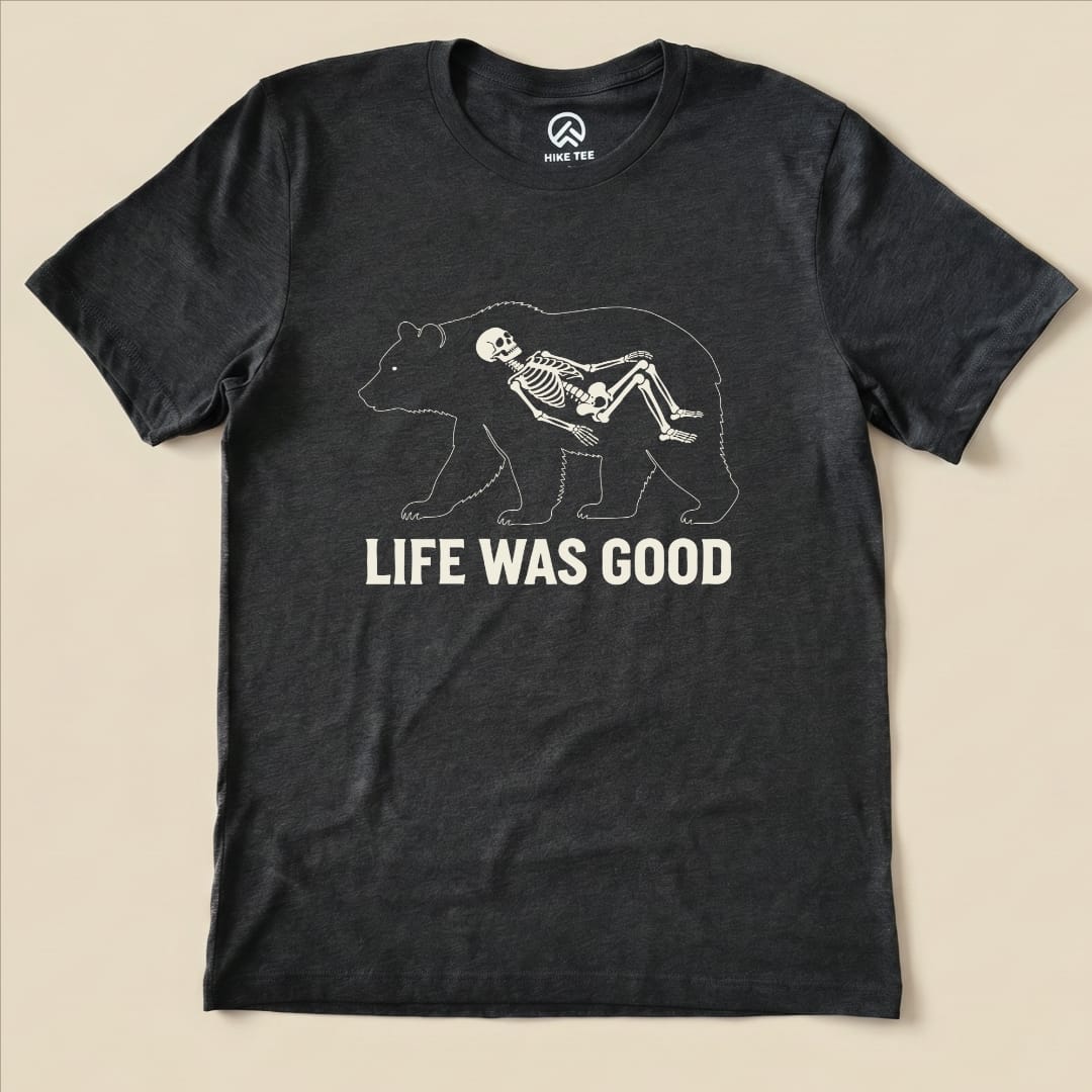 Printify T-Shirt Dark Grey Heather / S Life Was Good Shirt