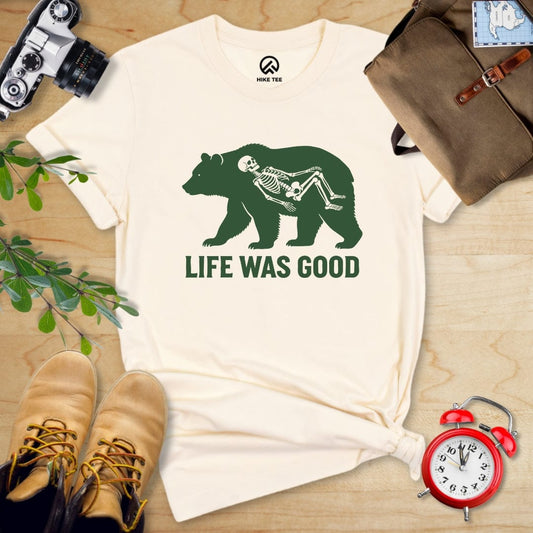 Hike Tee T-Shirt Natural / S Life Was Good Shirt