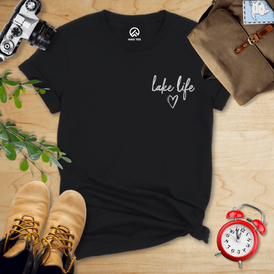 Hike Tee T-Shirt Black / S Like Life Shirt