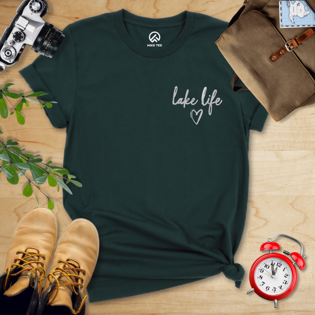 Hike Tee T-Shirt Forest / S Like Life Shirt