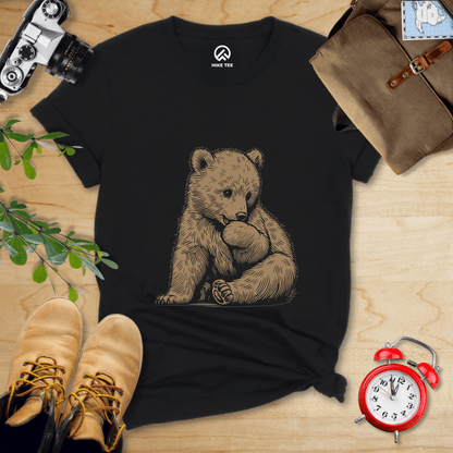 Hike Tee T-Shirt Black / S Little Bear Shirt
