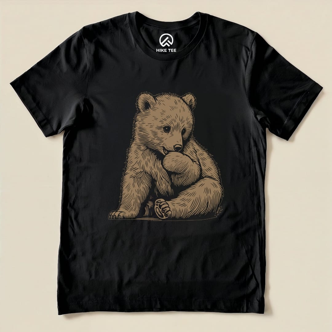 Little Bear Shirt Hike Tee T-Shirt Black / S