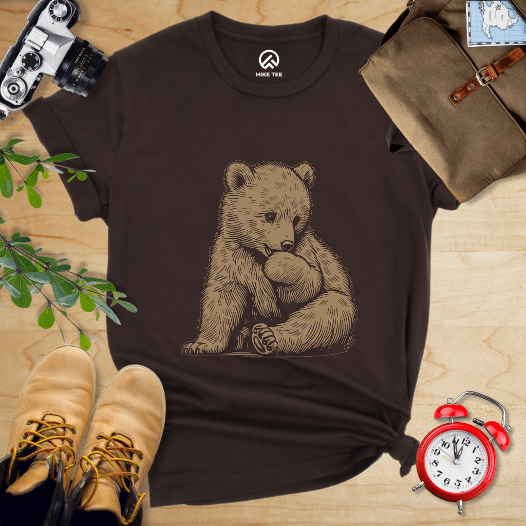 Hike Tee T-Shirt Brown / S Little Bear Shirt
