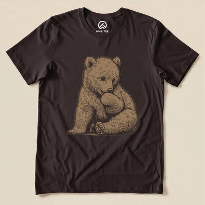 Little Bear Shirt Hike Tee T-Shirt Brown / S