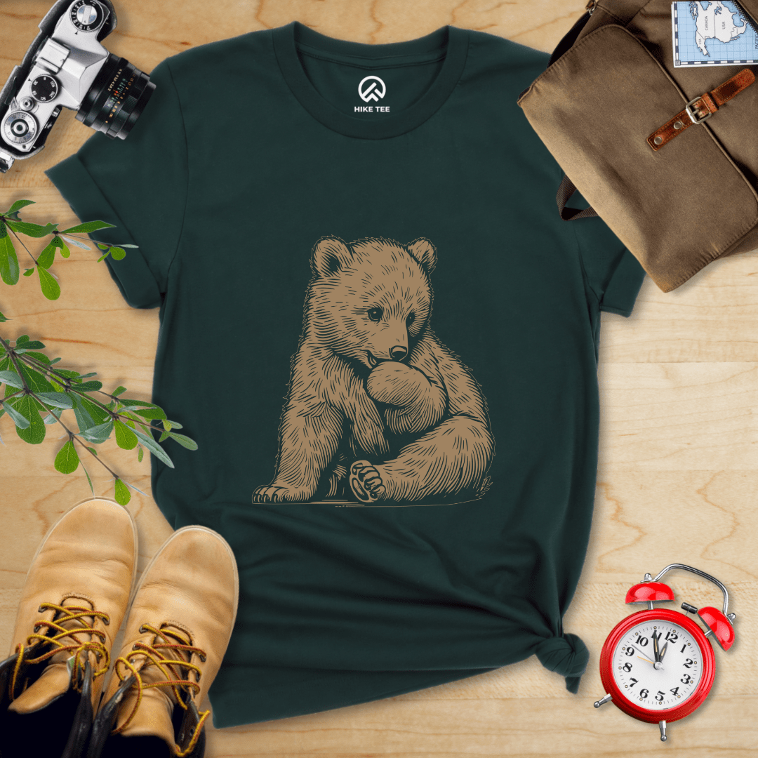Hike Tee T-Shirt Forest / S Little Bear Shirt