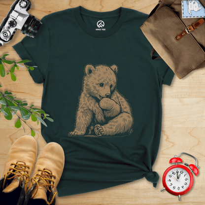 Hike Tee T-Shirt Forest / S Little Bear Shirt