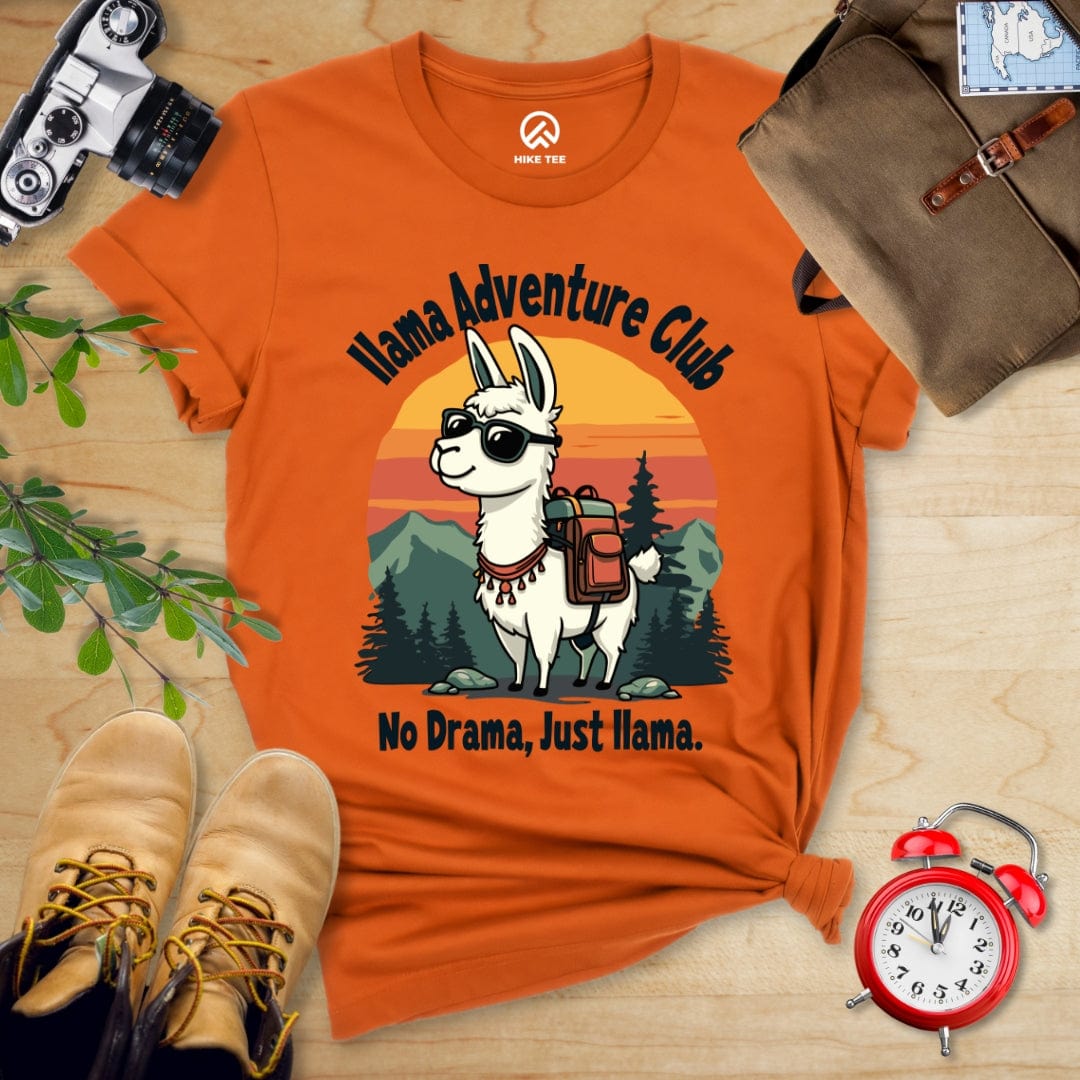 Hike Tee T-Shirt Autumn / S Llama Adventure Club Shirt