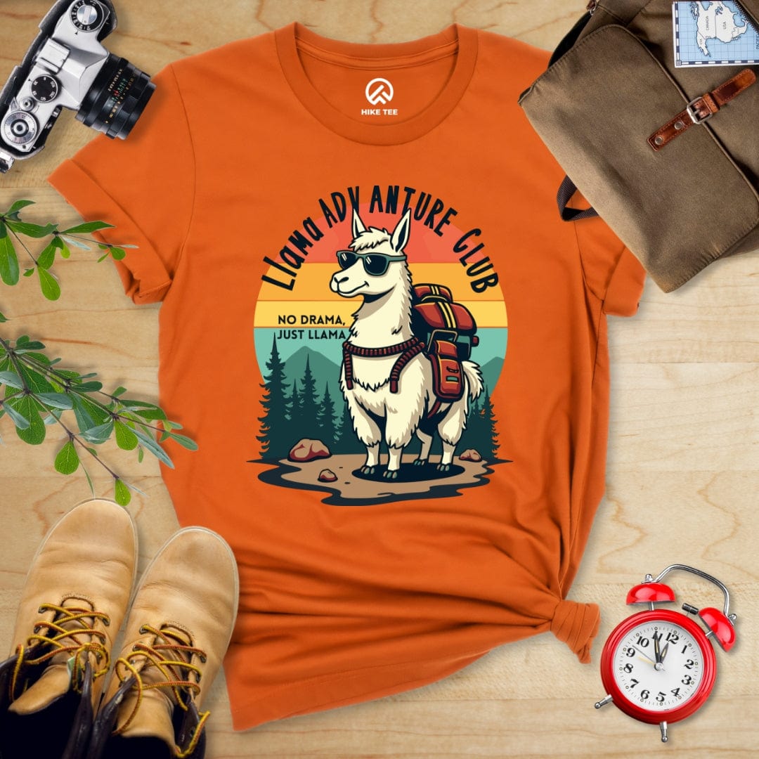 Hike Tee T-Shirt Autumn / S Llama Adventure Club Shirt