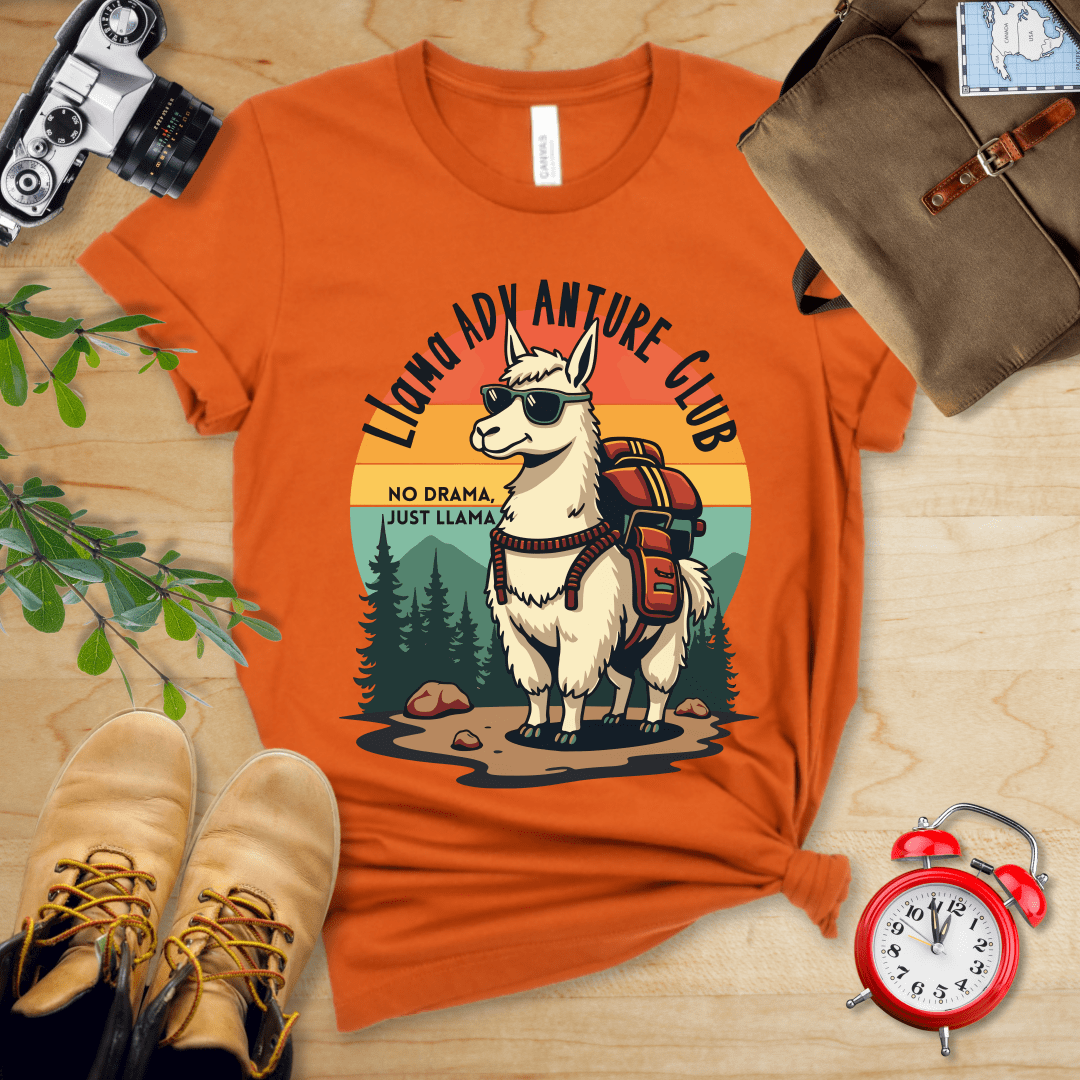 Hike Tee T-Shirt Autumn / S Llama Adventure Club Shirt