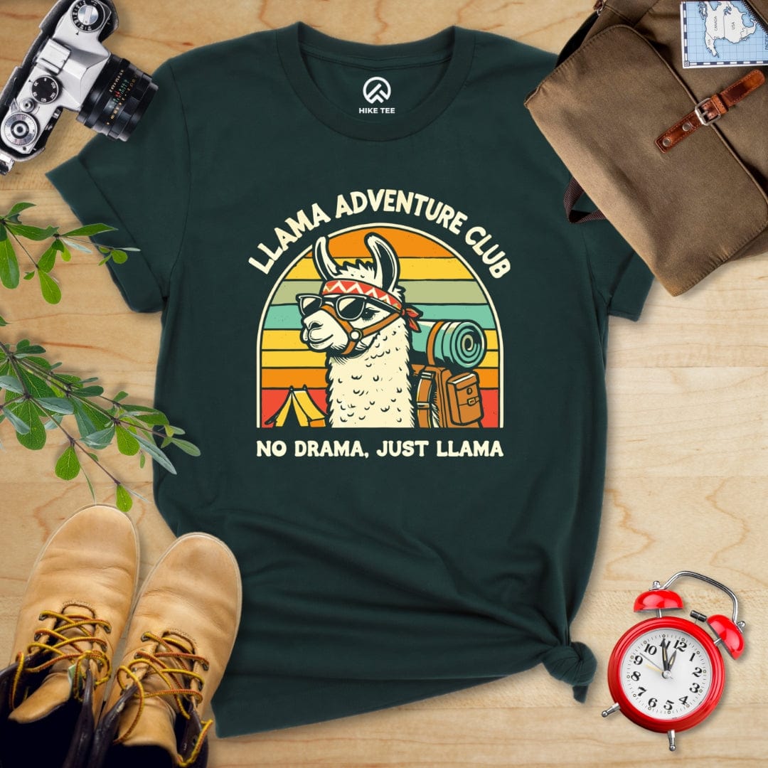 Hike Tee T-Shirt Forest / S Llama Adventure Club Shirt