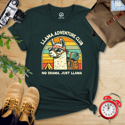 Hike Tee T-Shirt Forest / S Llama Adventure Club Shirt