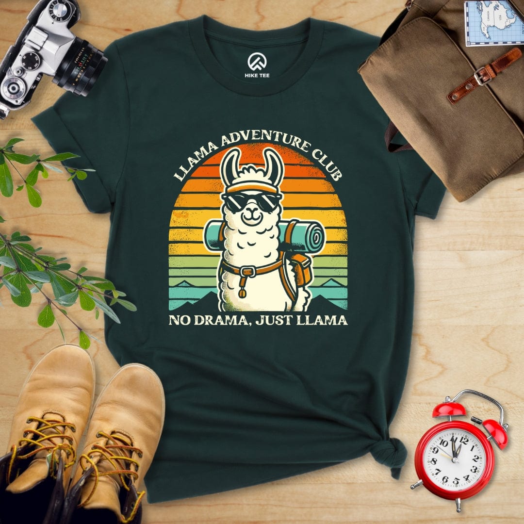Hike Tee T-Shirt Forest / S Llama Adventure Club Shirt