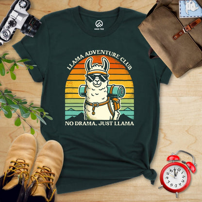 Hike Tee T-Shirt Forest / S Llama Adventure Club Shirt