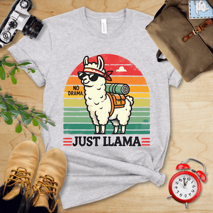 Hike Tee T-Shirt Athletic Heather / S Llama Adventure Club