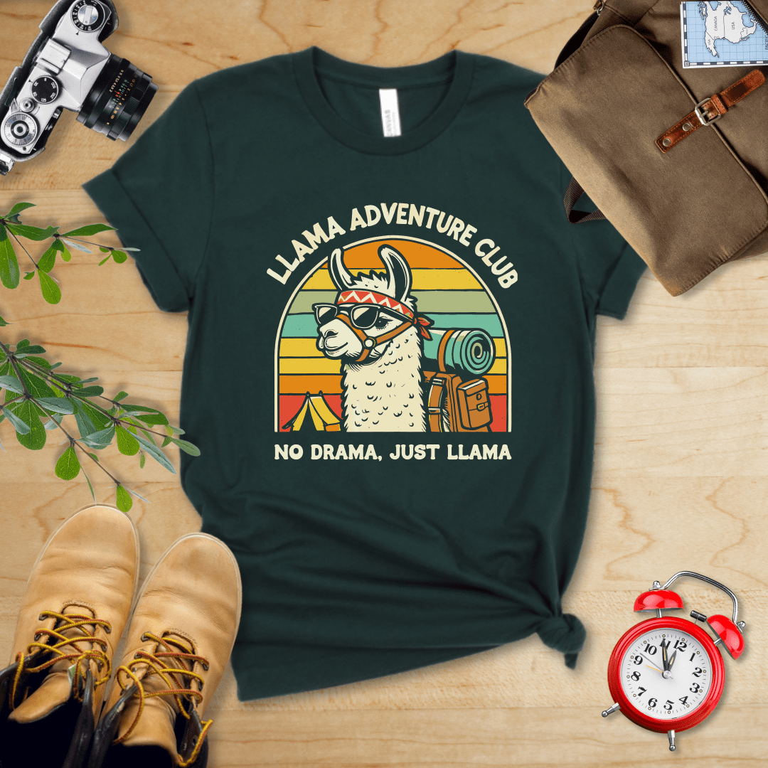 Hike Tee T-Shirt Forest / S Llama Adventure Club