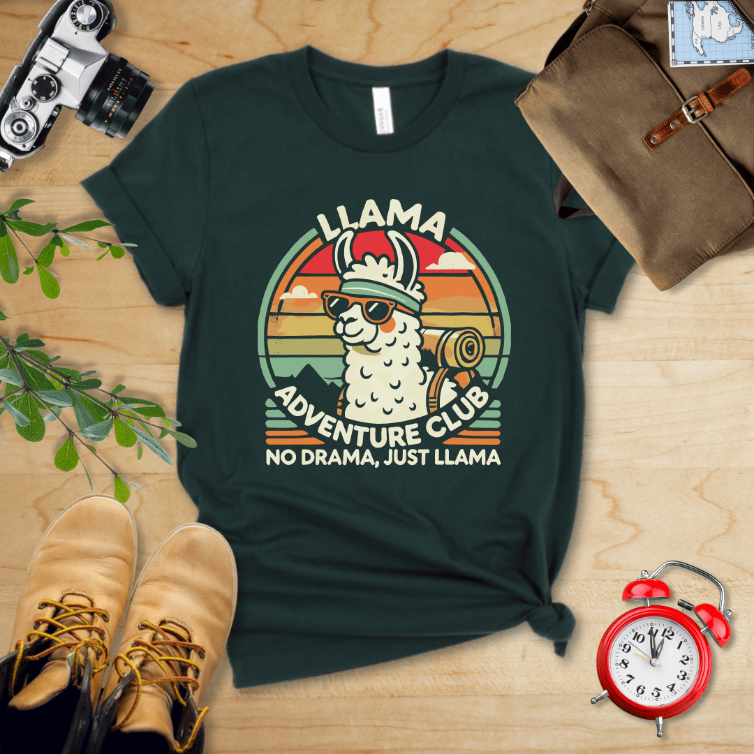 Hike Tee T-Shirt Forest / S Llama Adventure Club