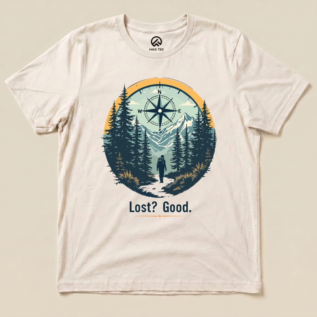 Hike Tee T-Shirt Natural / S Lost? Good. Shirt
