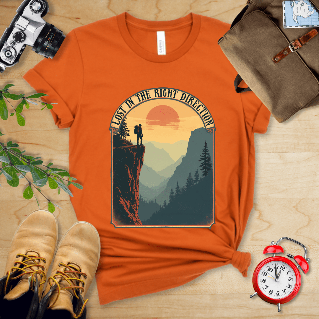 Printify T-Shirt Autumn / S Lost In The Right Direction Shirt