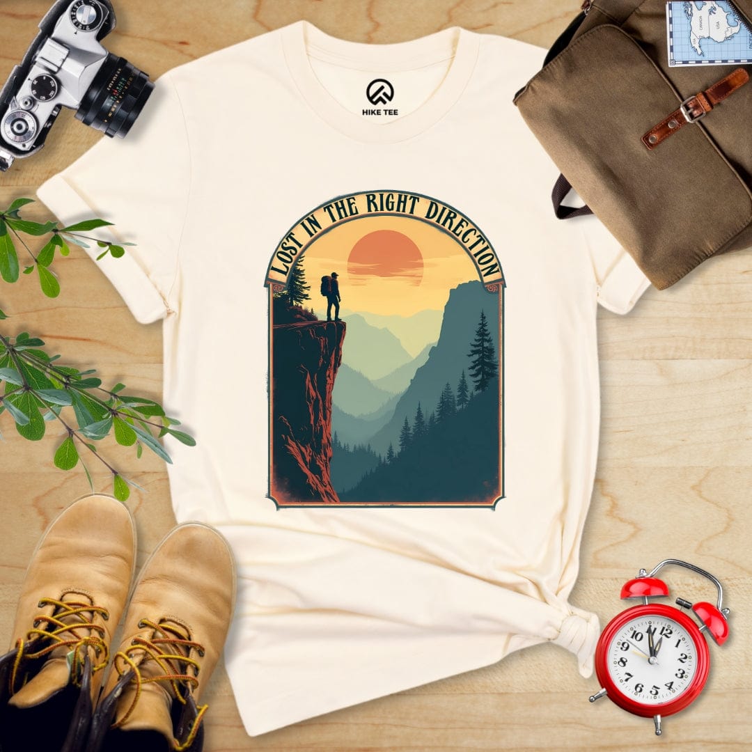 Hike Tee T-Shirt Natural / S Lost In The Right Direction Shirt