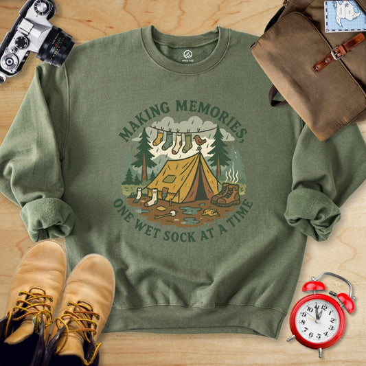 Hike Tee Sweatshirt Military Green / S Making Memories Sweatshirt