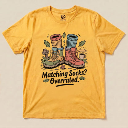 Hike Tee T-Shirt Gold / S Matching Socks Shirt
