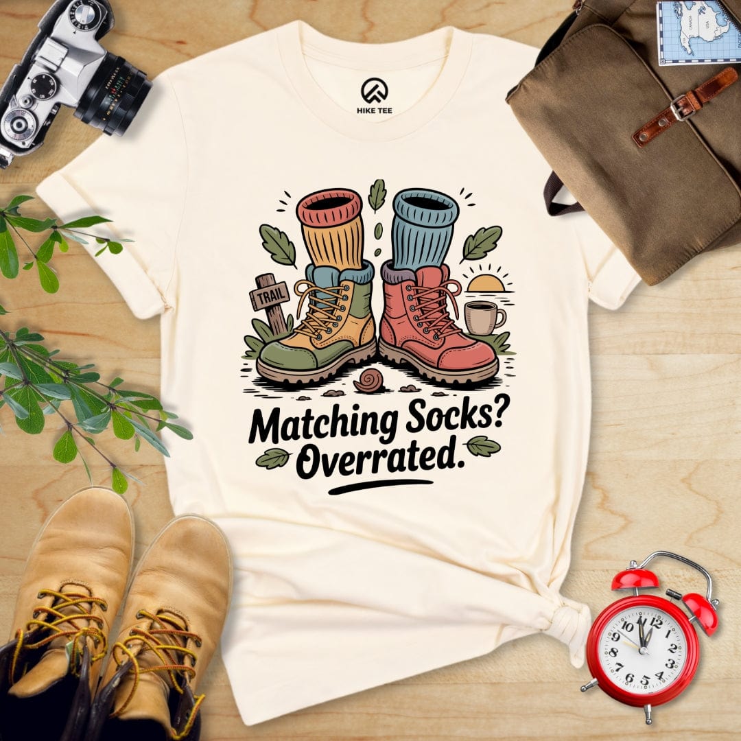 Hike Tee T-Shirt Natural / S Matching Socks Shirt