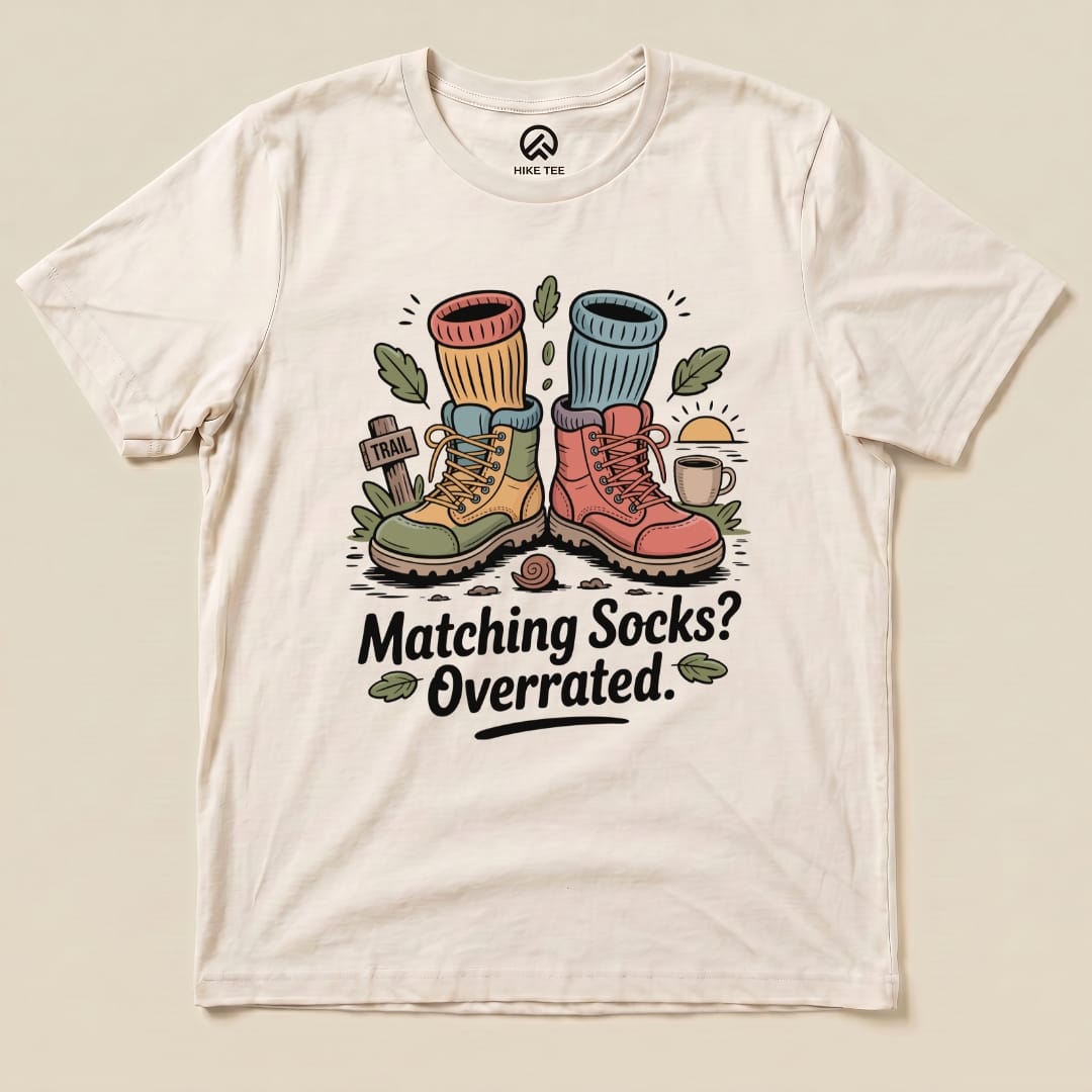 Hike Tee T-Shirt Natural / S Matching Socks Shirt