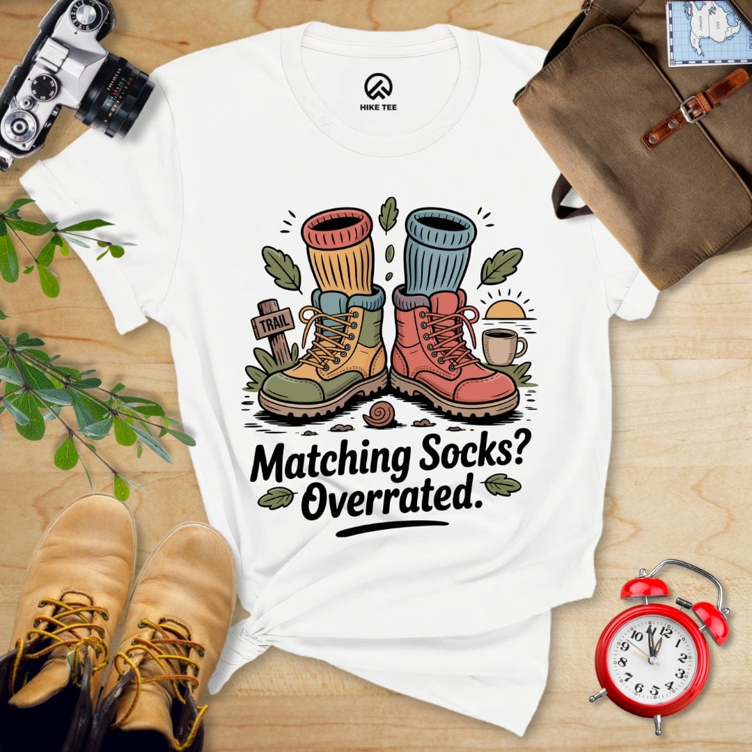 Hike Tee T-Shirt White / S Matching Socks Shirt