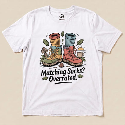 Hike Tee T-Shirt White / S Matching Socks Shirt