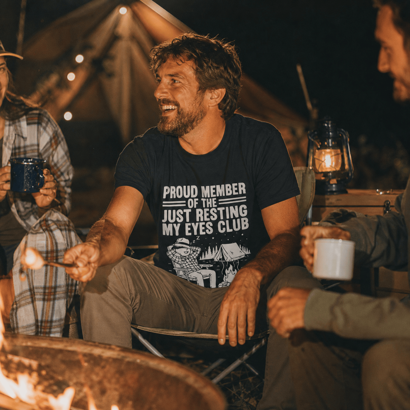 Member of Resting Eyes Club Shirt Hike Tee T-Shirt