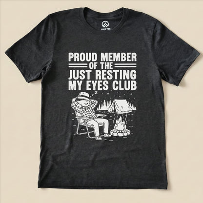 Hike Tee T-Shirt Dark Grey Heather / S Member of Resting Eyes Club Shirt