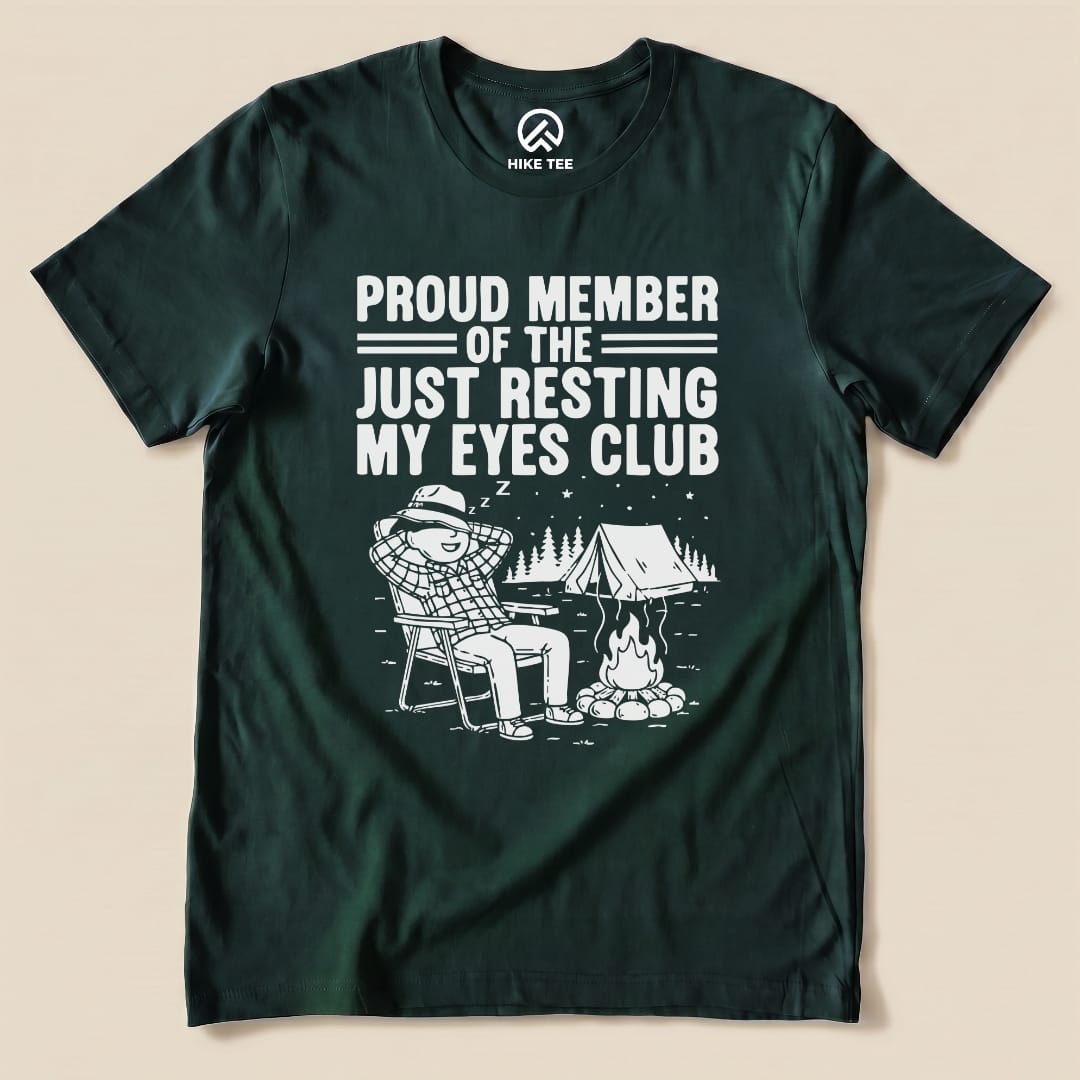 Hike Tee T-Shirt Forest / S Member of Resting Eyes Club Shirt