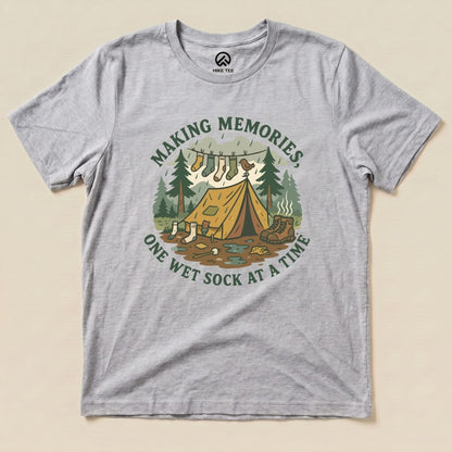 Hike Tee T-Shirt Athletic Heather / S Memories Camping Shirt
