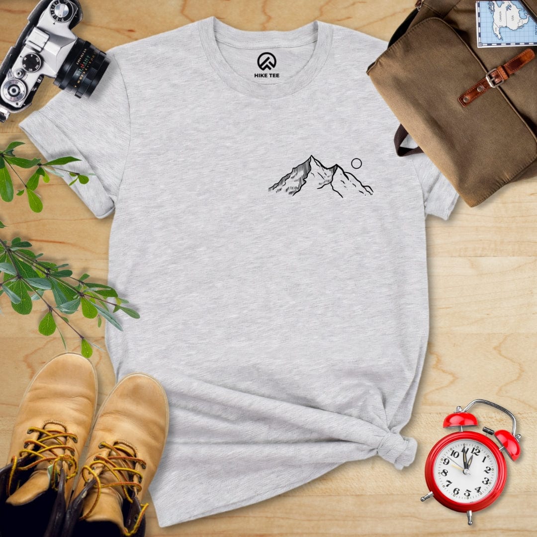 Hike Tee T-Shirt Athletic Heather / S Mini Mountain Shirt
