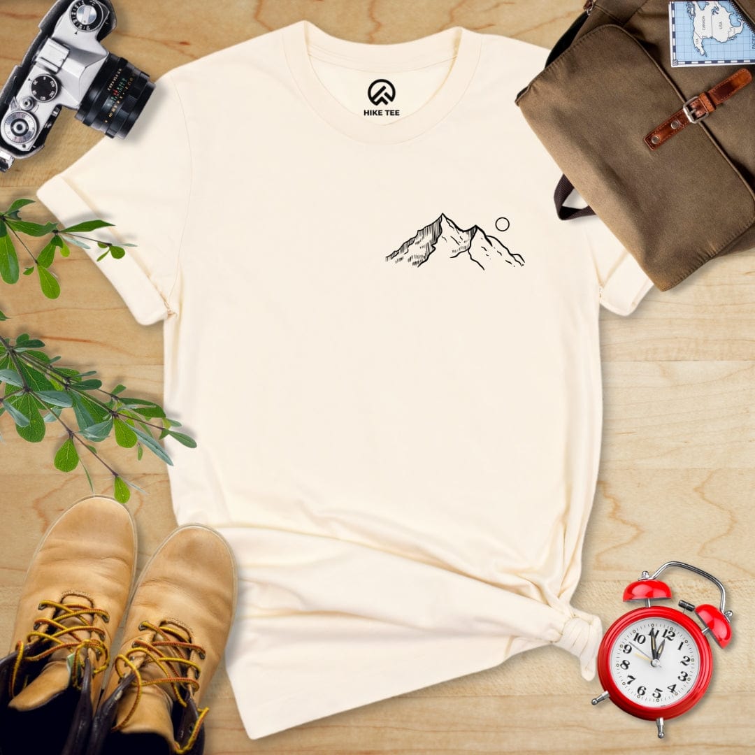 Hike Tee T-Shirt Natural / S Mini Mountain Shirt