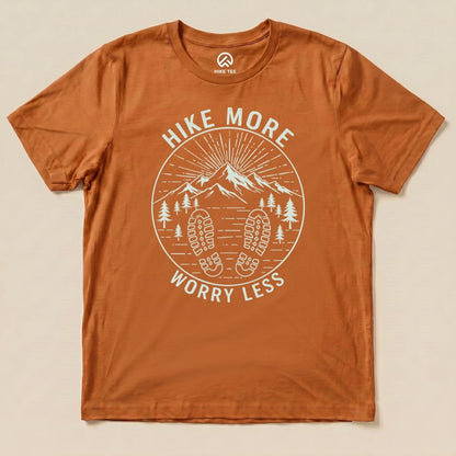 Hike Tee T-Shirt Autumn / S Mono Hike More Worry Less Shirt