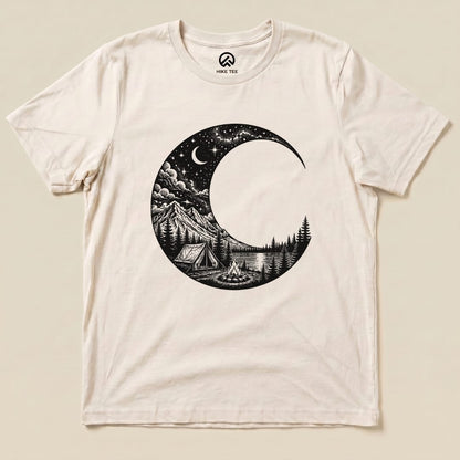 Moonlight Mountian Shirt Hike Tee T-Shirt Natural / S
