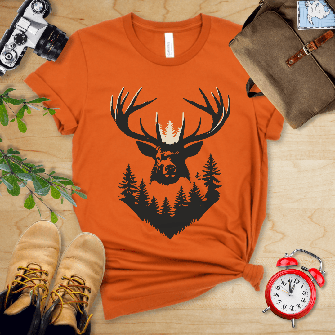 Printify T-Shirt Autumn / S Moose Shape Shirt