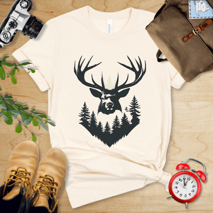 Printify T-Shirt Natural / S Moose Shape Shirt