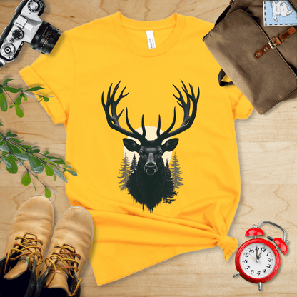 Printify T-Shirt Gold / S Moose Shirt