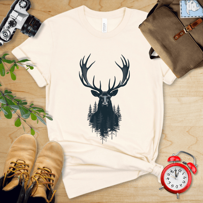 Printify T-Shirt Natural / S Moose Shirt