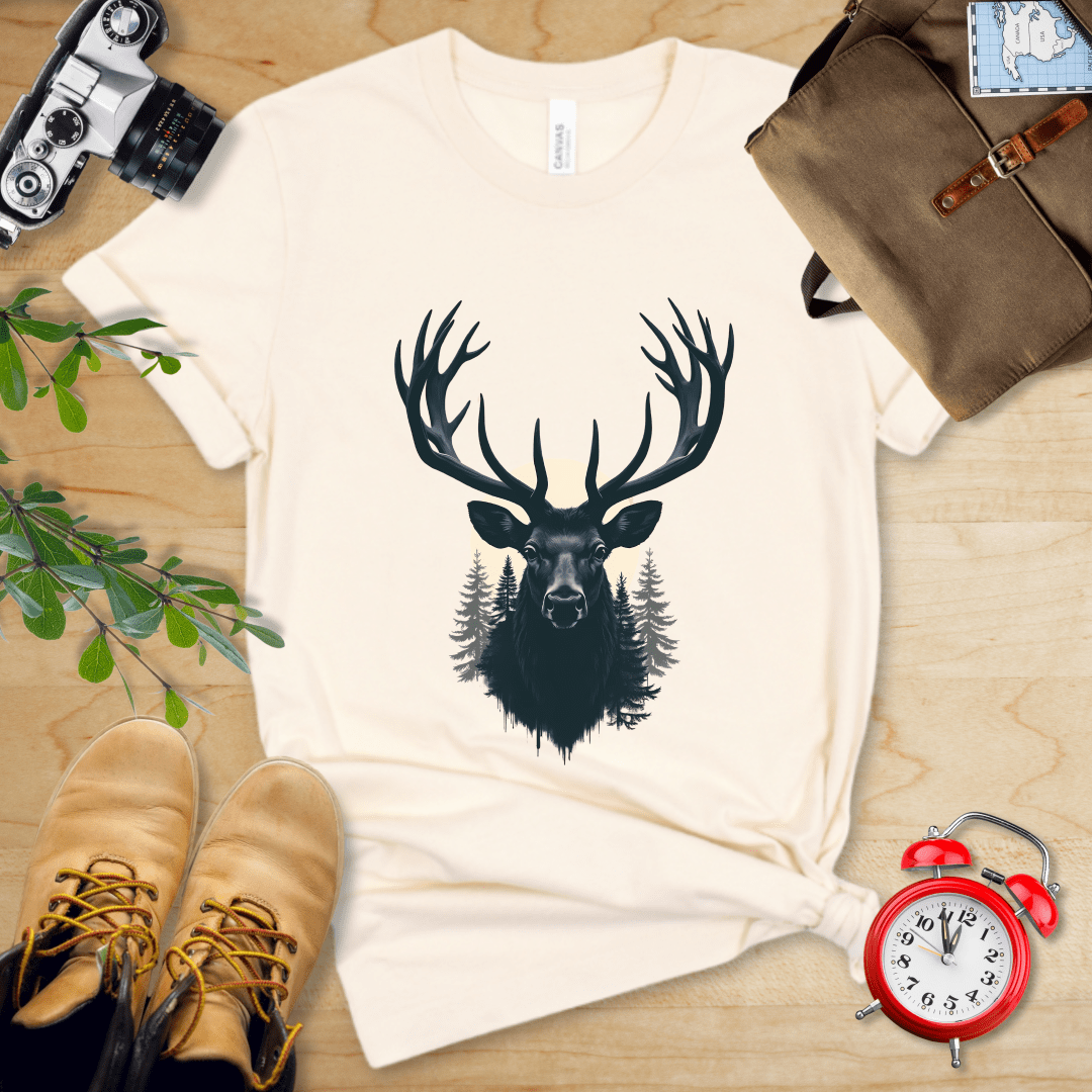 Printify T-Shirt Natural / S Moose Shirt