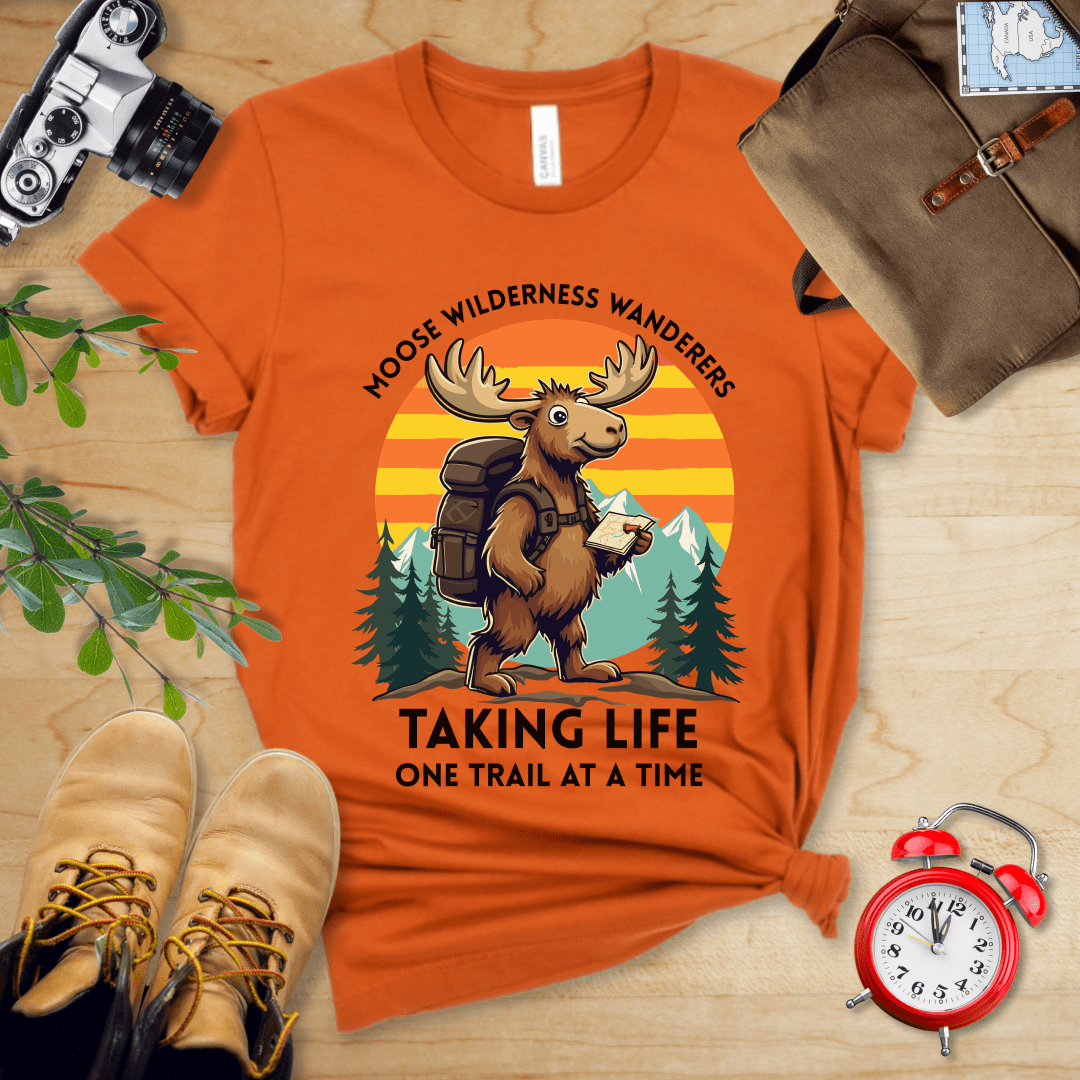 Hike Tee T-Shirt Autumn / S Moose Wilderness Wanderers