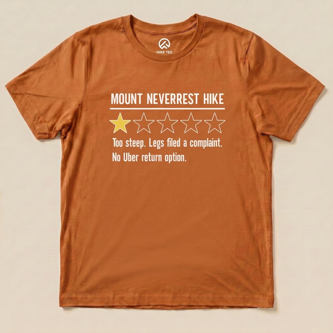 Mount Neverrest Review Shirt Hike Tee T-Shirt Autumn / S
